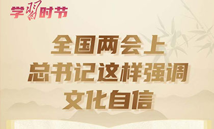 全国两会上，总书记这样强调文化自信